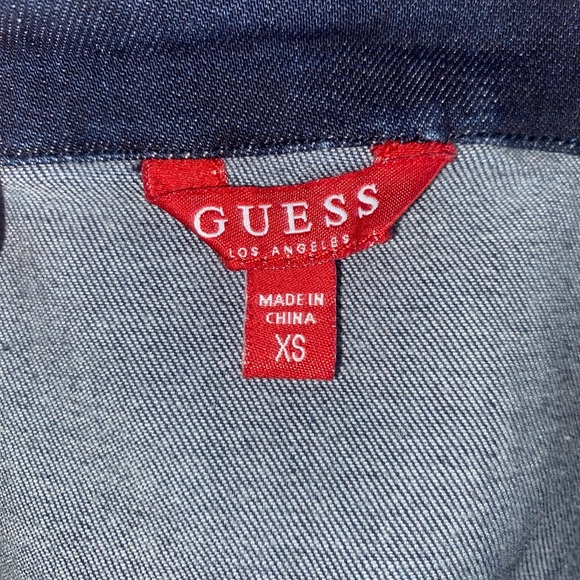 Guess denim form fitting dress size XS - Picture 4 of 6
